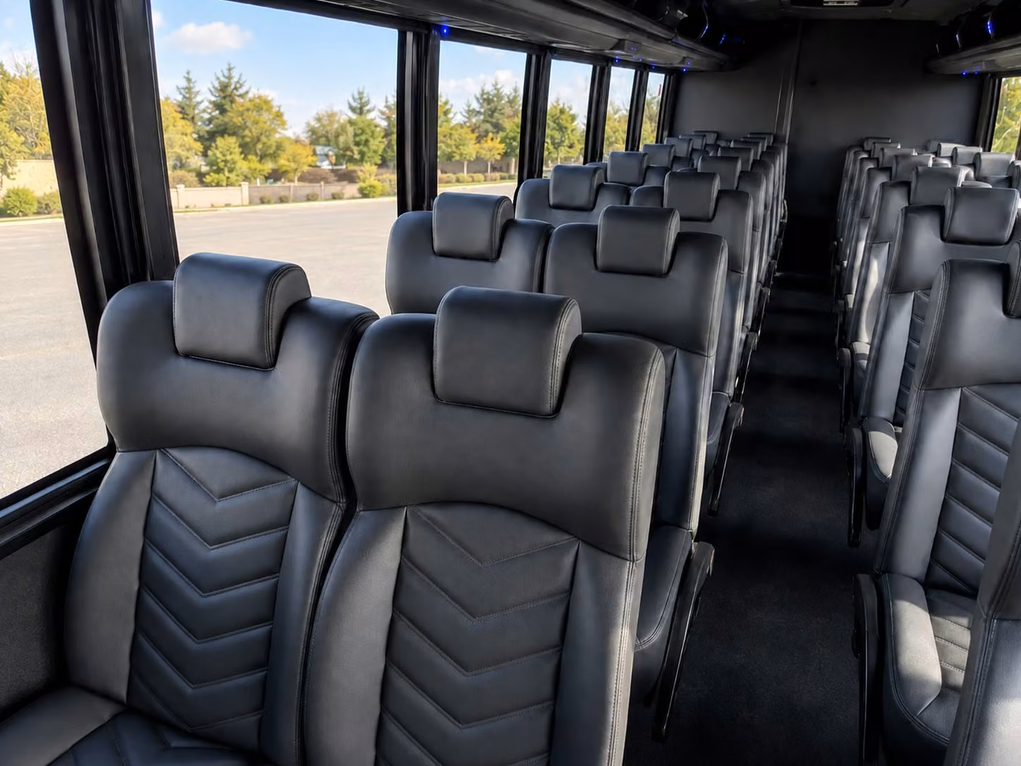 15 passenger minibus inside