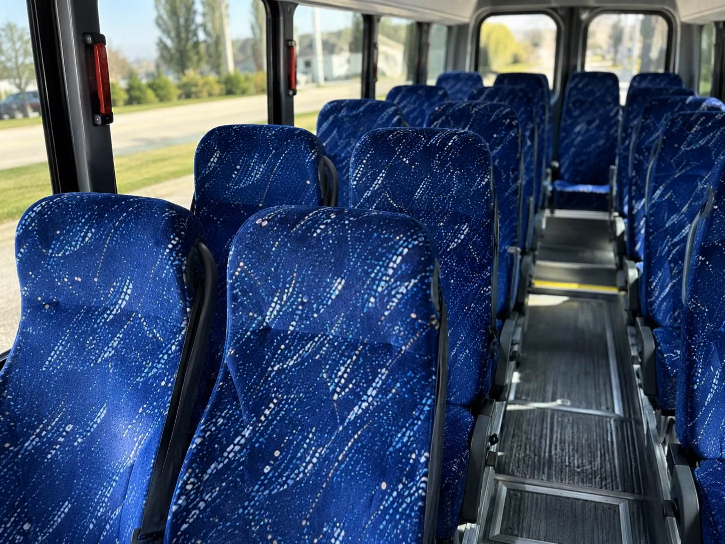 15 passenger minibus interior