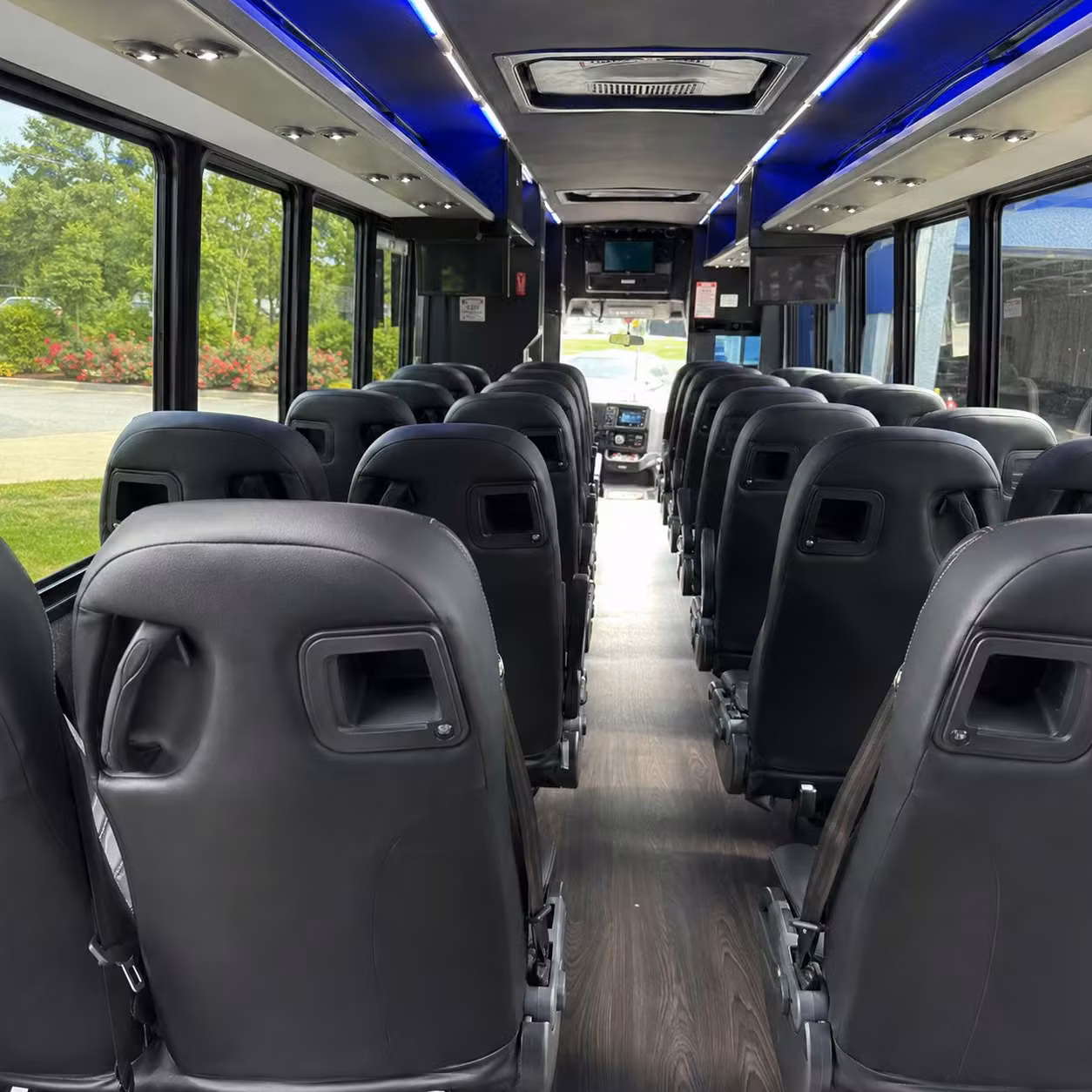 35 passenger minibus inside