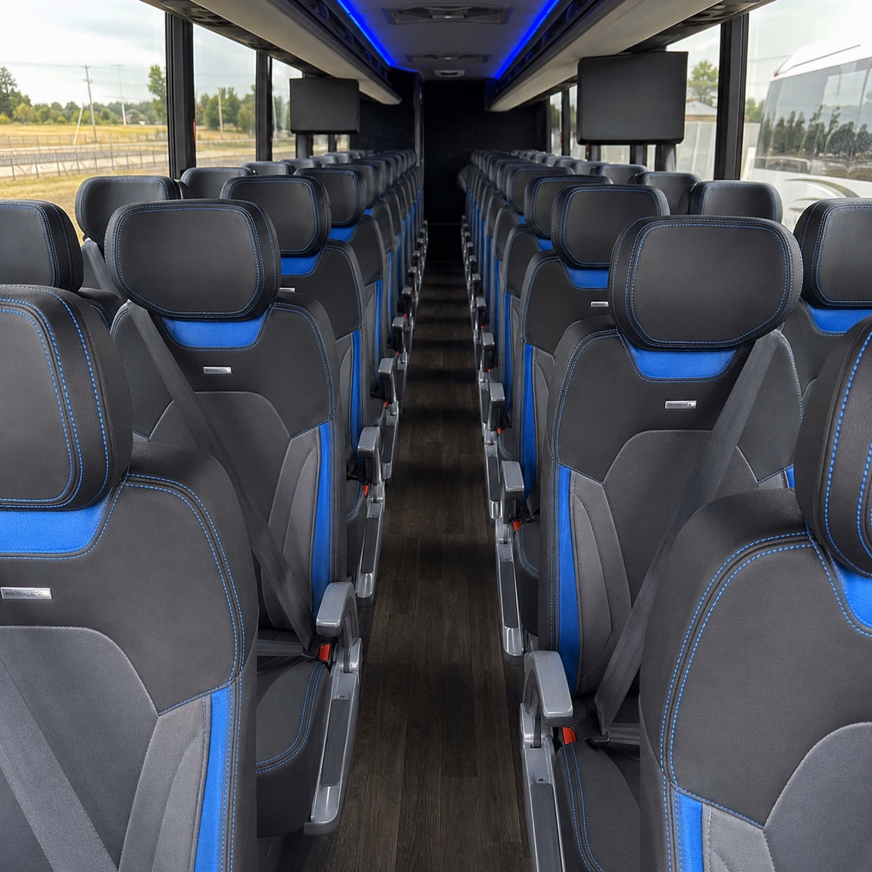 dod compliant charter buses for government contractors federal agencies in vallejo