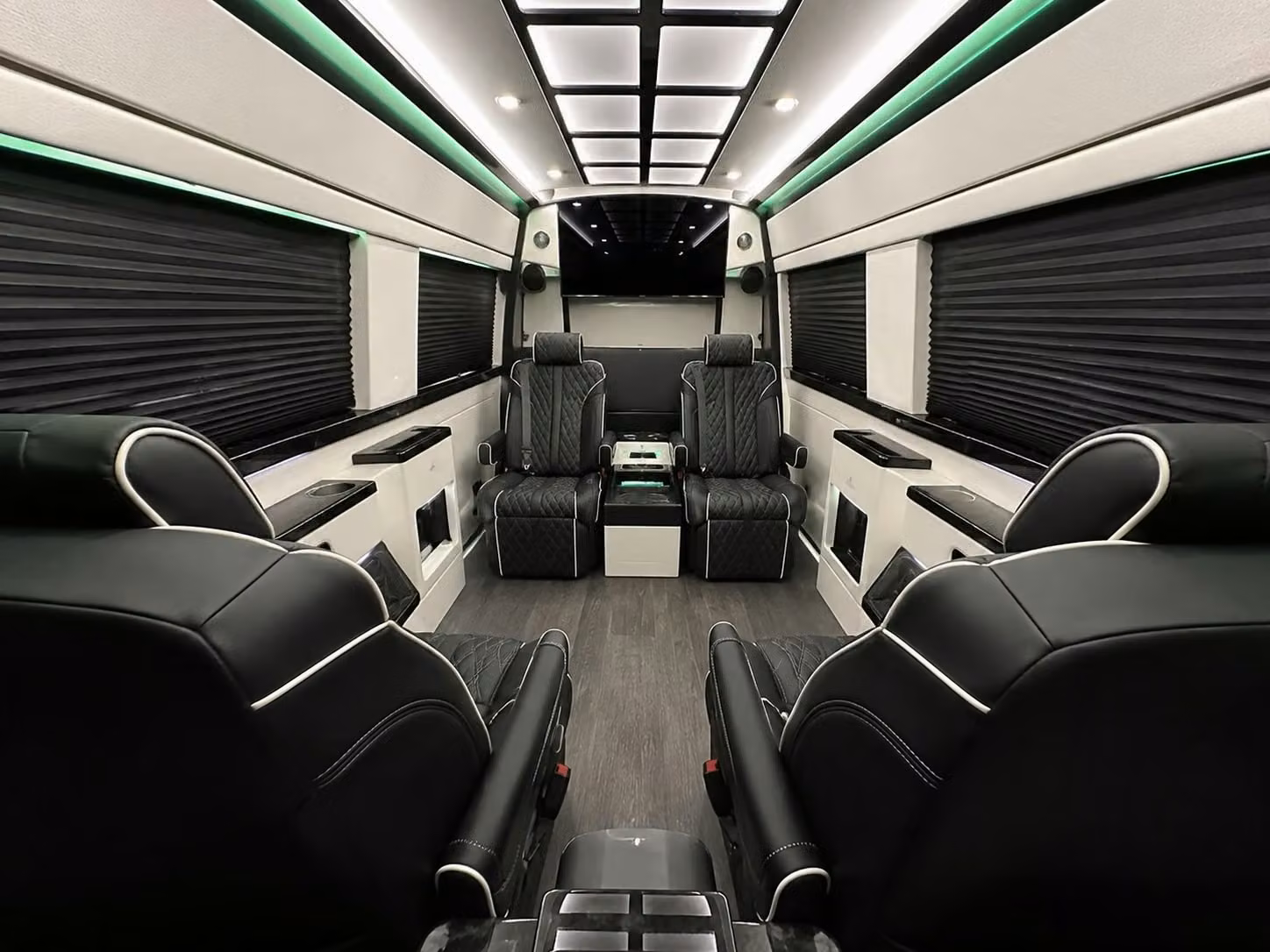 sprinter van with driver inside