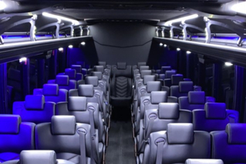 Vallejo Charter Bus Interior
