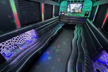 Vallejo Limo Bus Interior